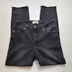 PAIGE High Rise Hoxton Stretch Ankle Size 28